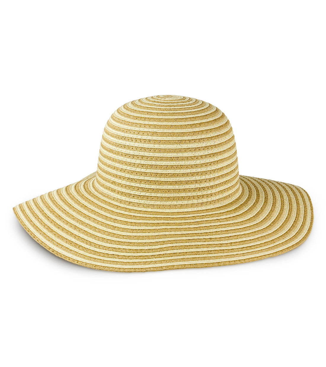 Magid Striped Straw Floppy Hat